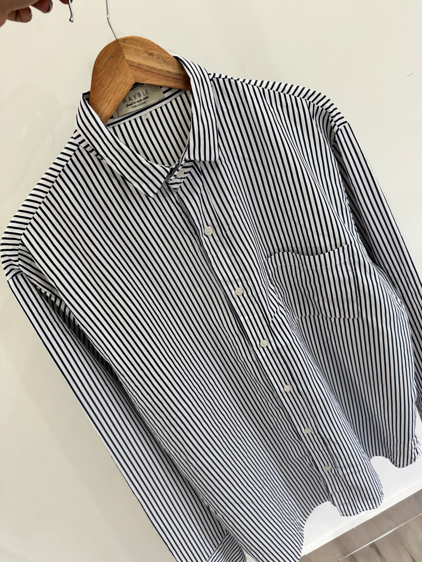 Classic Striped Korean Unisex Summer Shirt