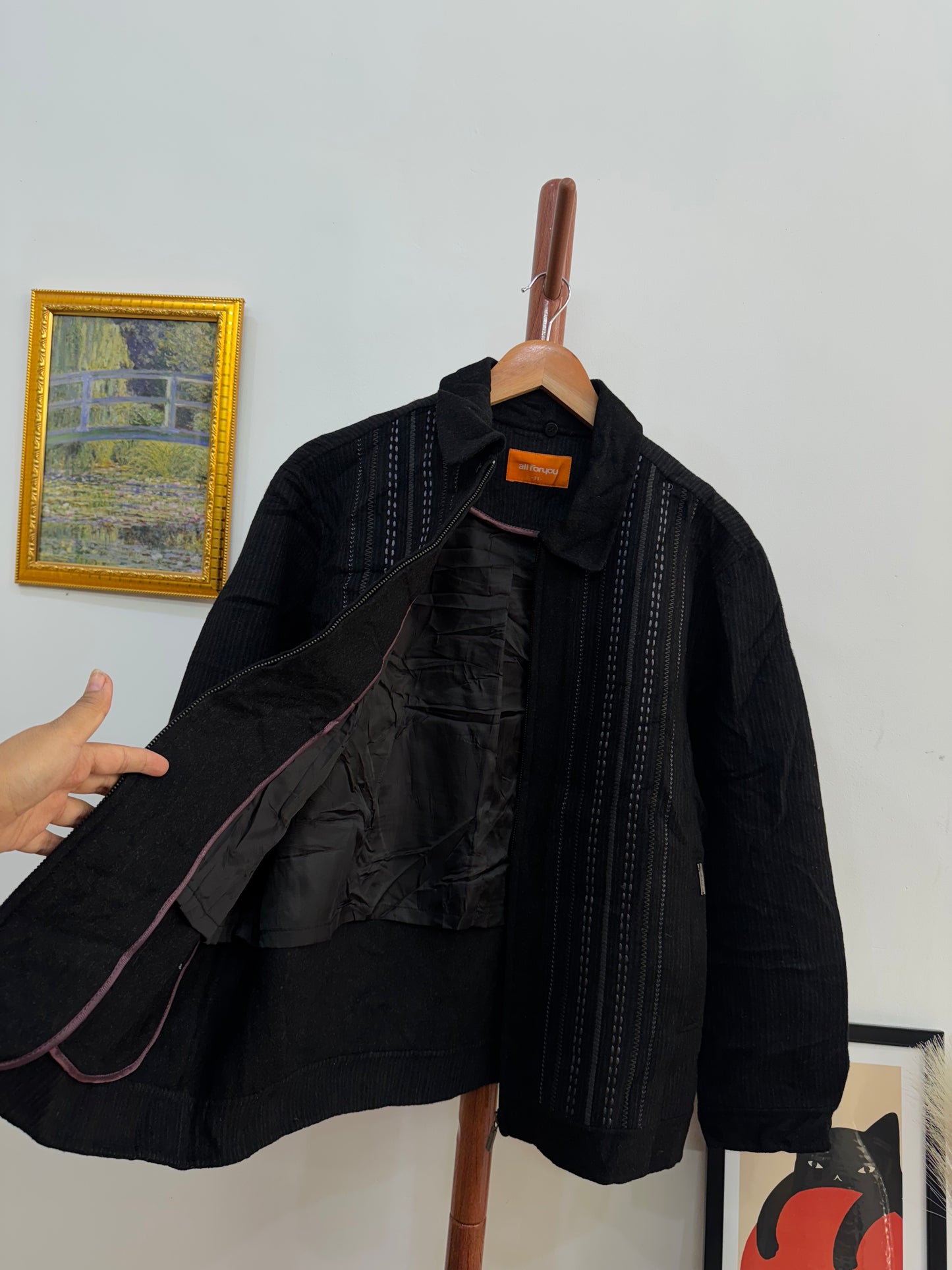Vintage Tailored Woollen Coach Jacket