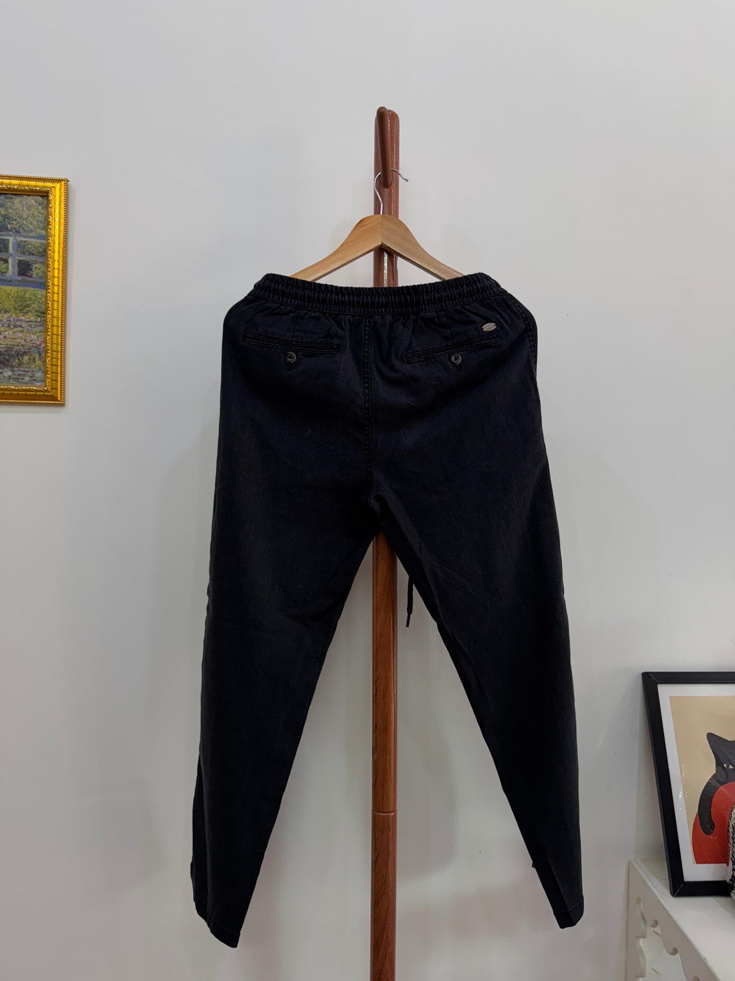 Bukaroo Navy Blue linen trouser