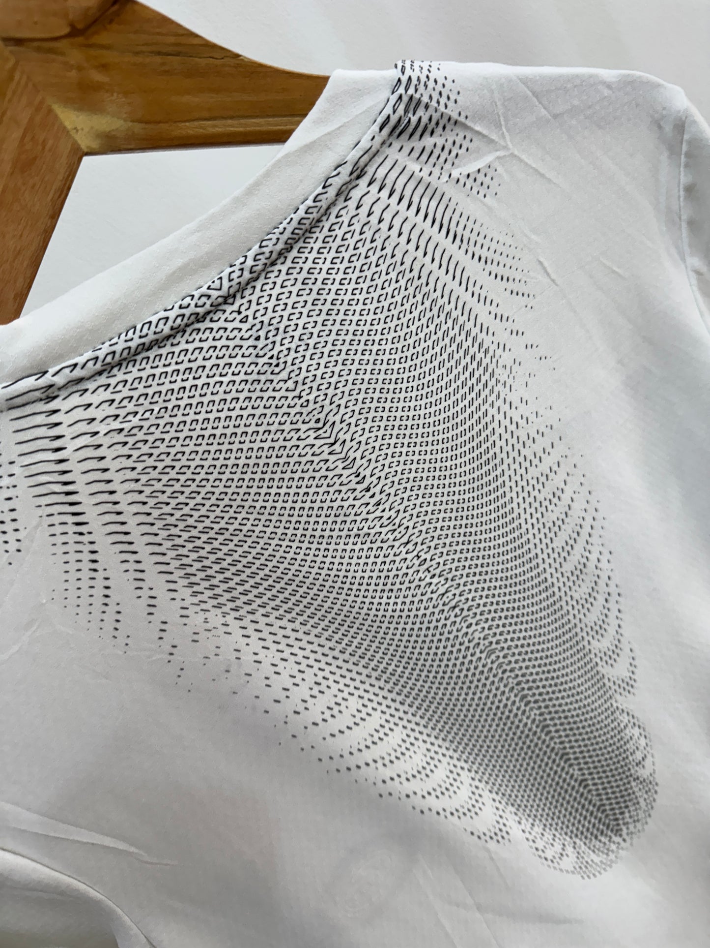 White Adidas 3-Stripes Tee
