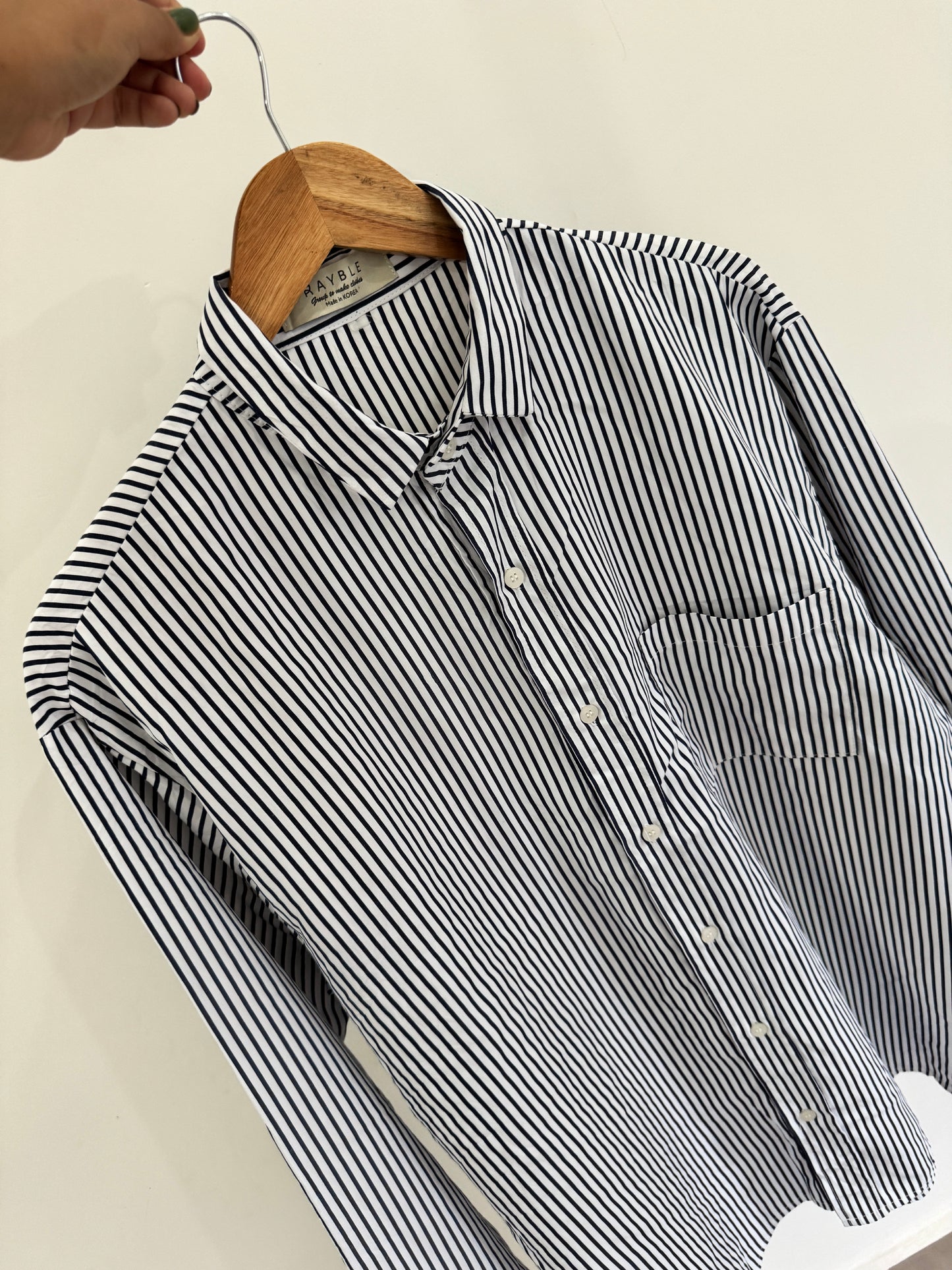 Classic Striped Korean Unisex Summer Shirt