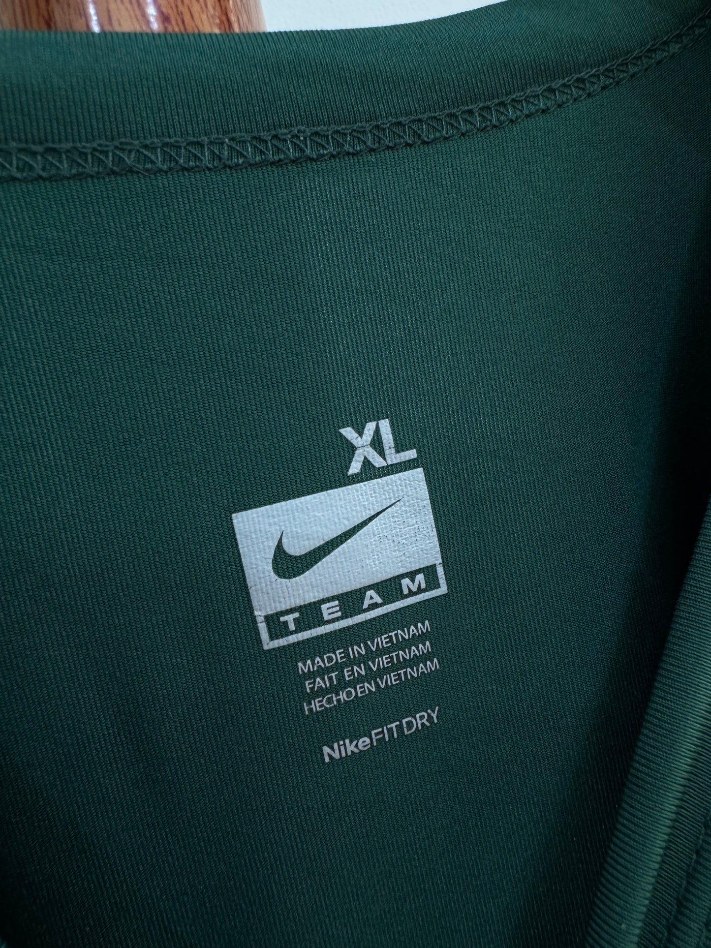 Green NIKE FIT compression