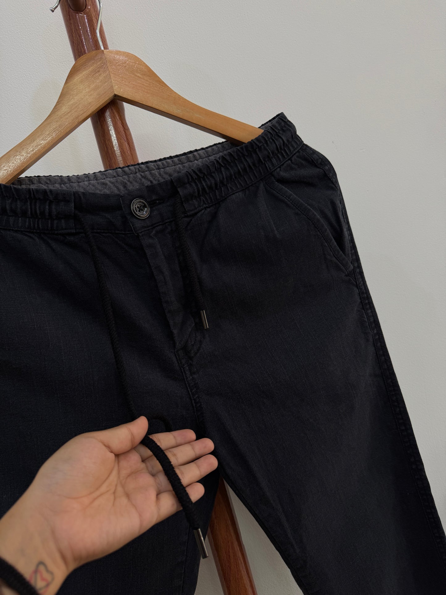 Bukaroo Navy Blue linen trouser