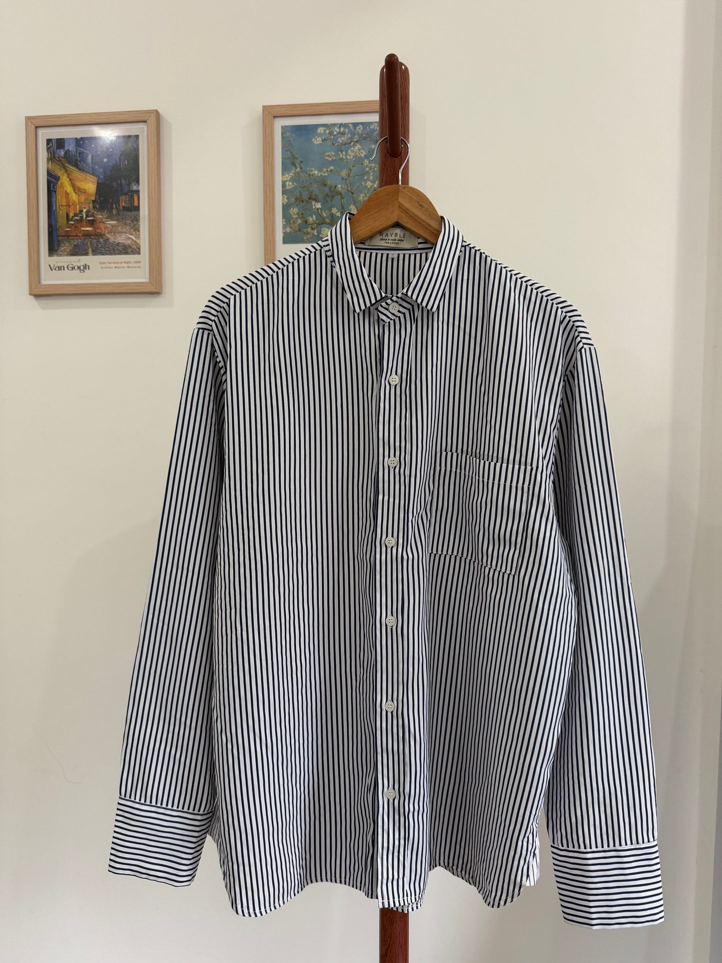 Classic Striped Korean Unisex Summer Shirt