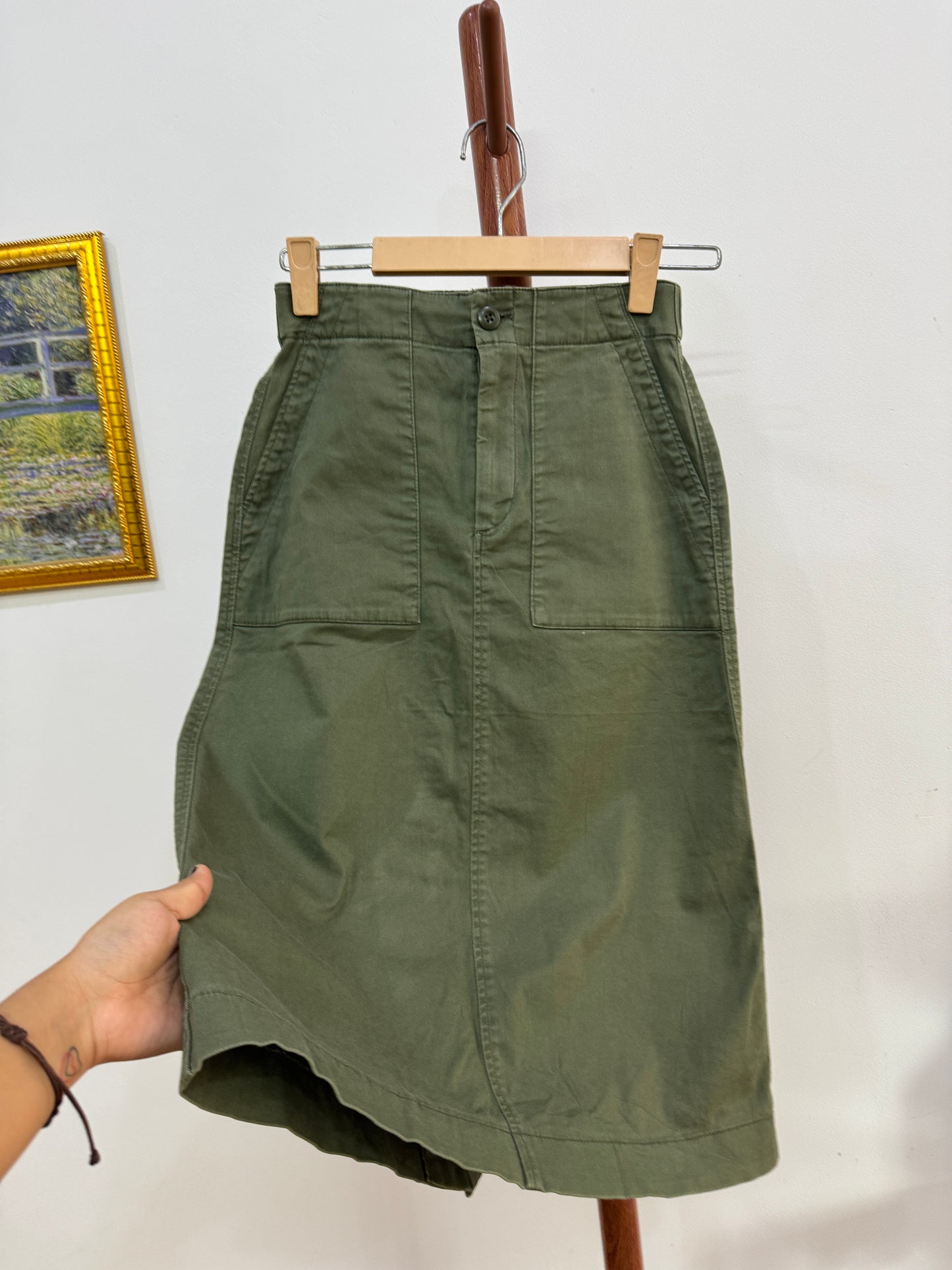 Uniqlo Green skirt