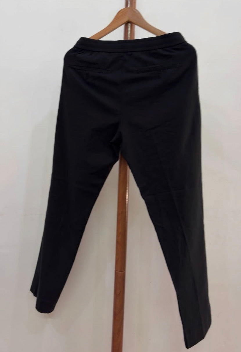 Black 'EMPOLHAM' Korean Summer Trouser