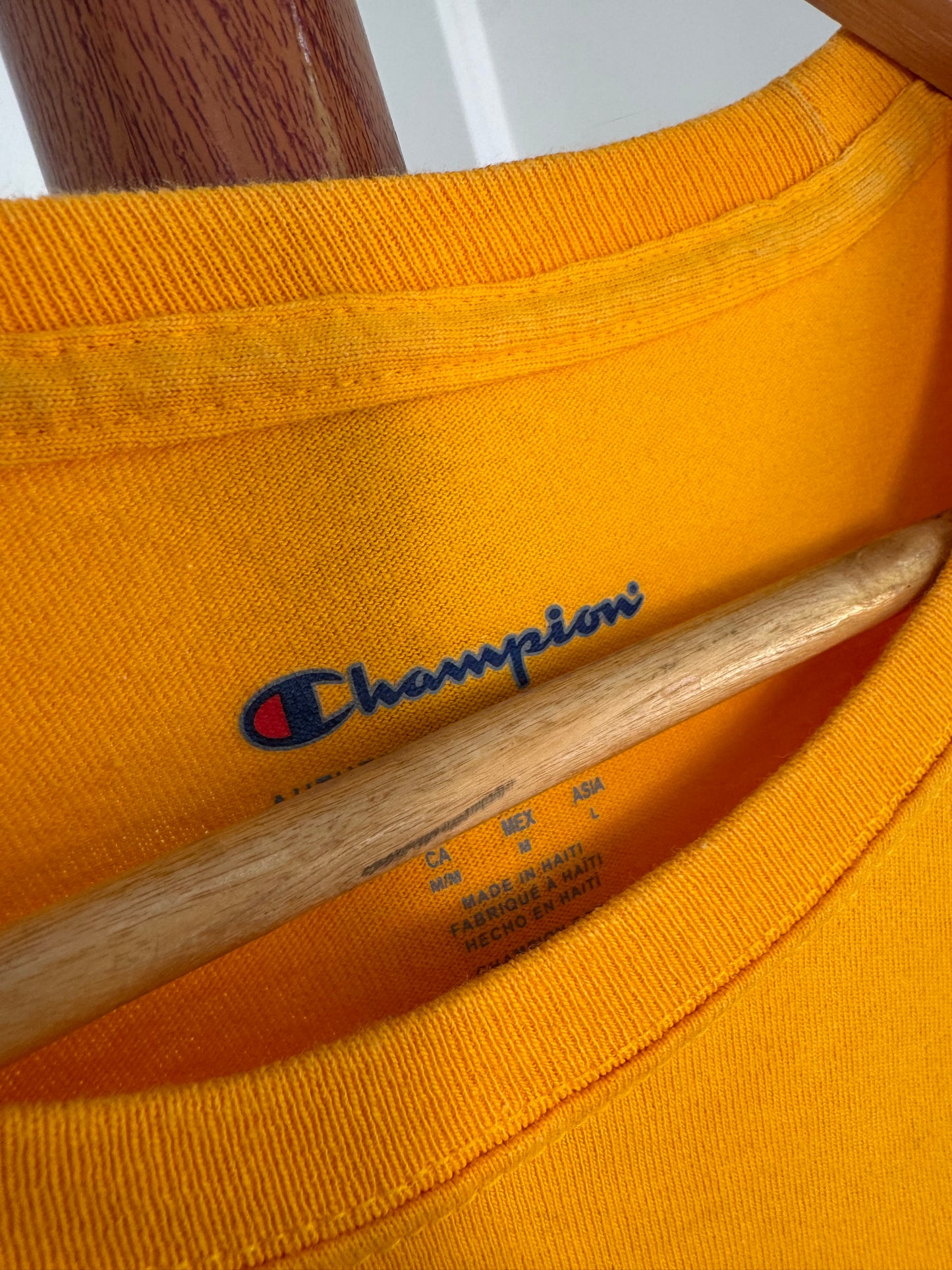 Yellow Champion Basic Tee