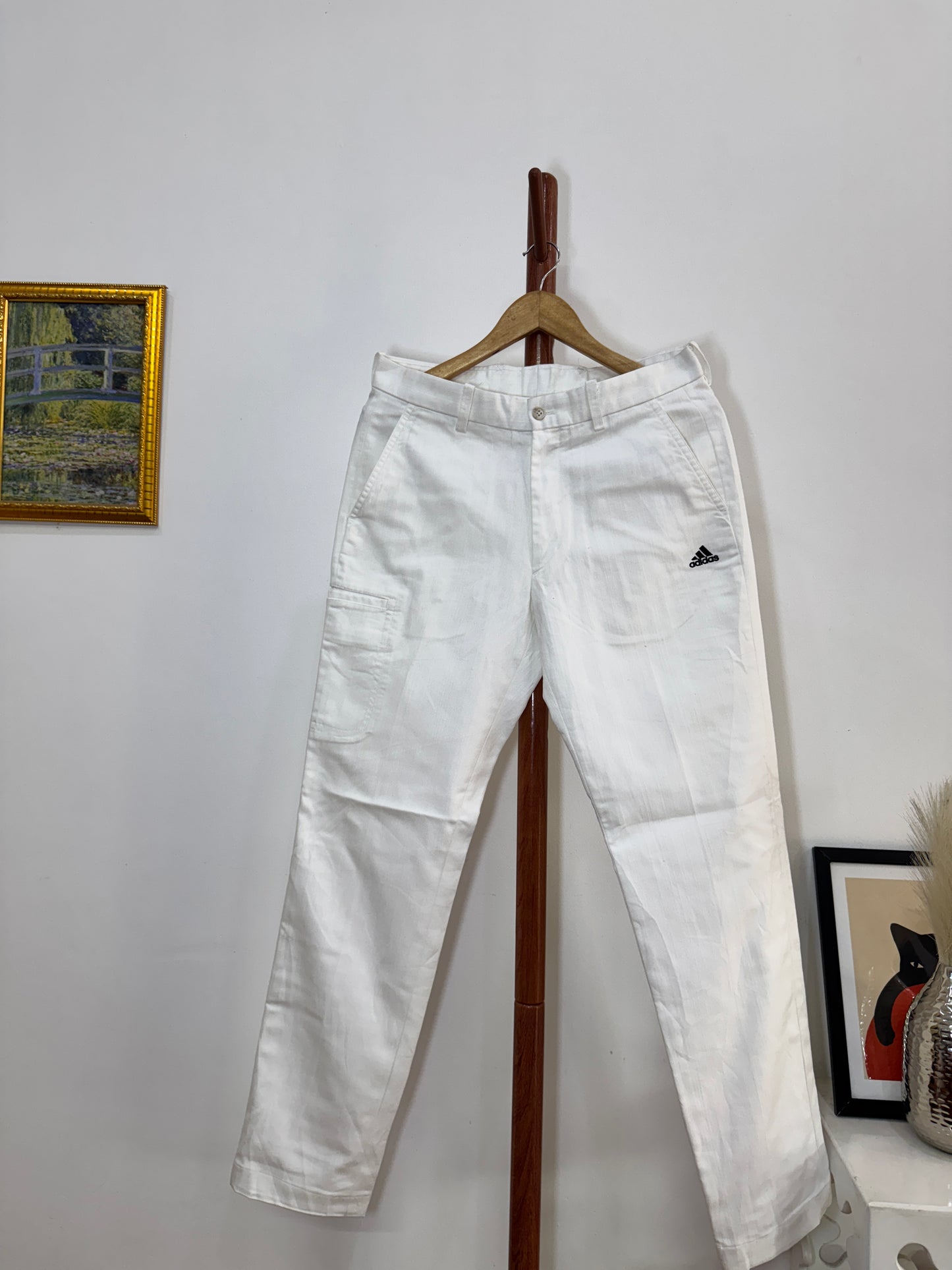 Adidas White Trousers