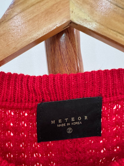 METEOR’ Textured Stripes Knitted Sweater