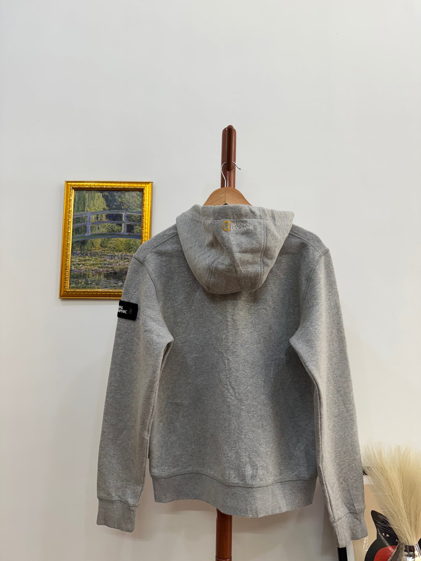 Grey Thick NAT GEO HOODIE