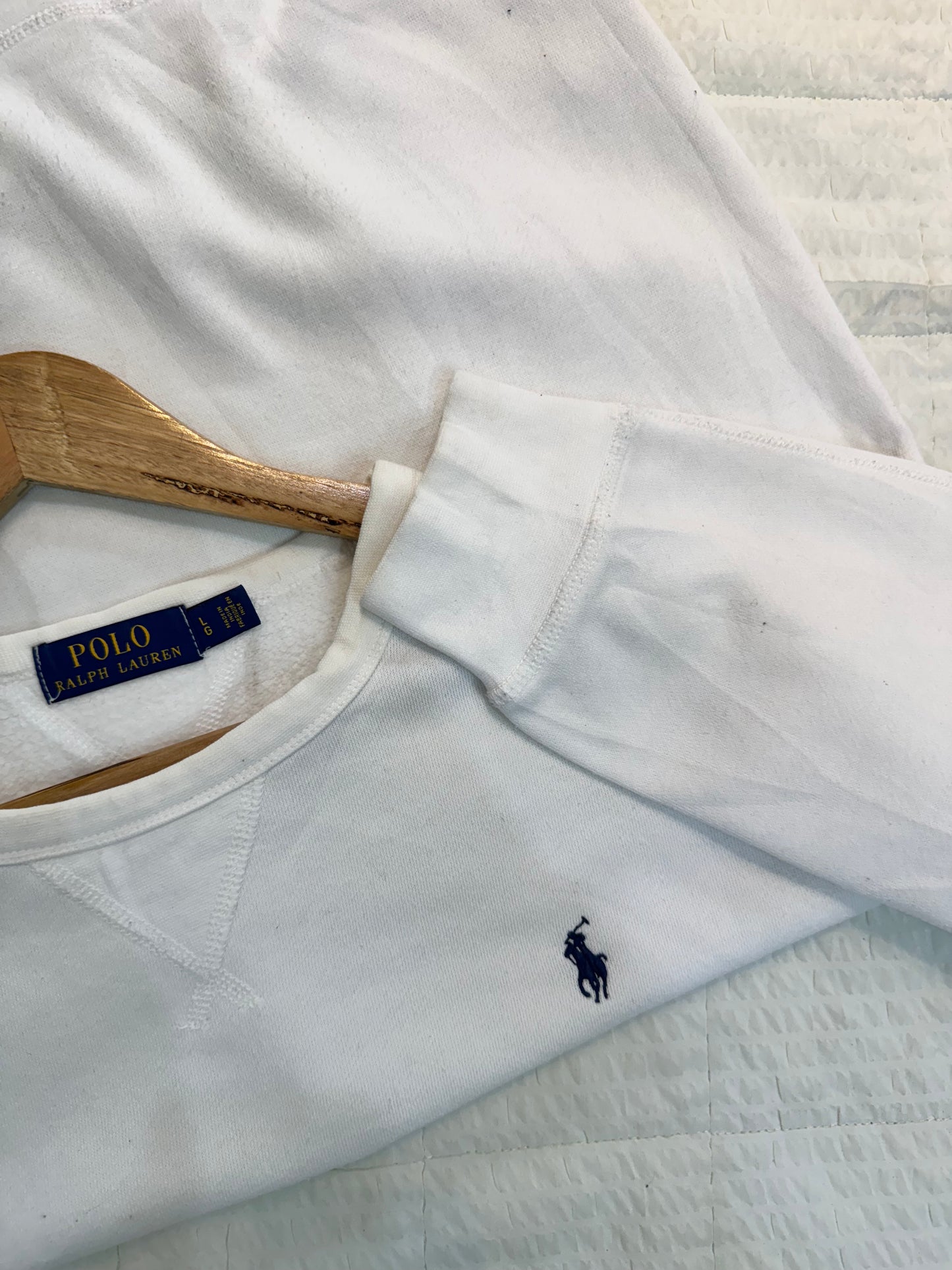 Classic White ‘Polo ralph lauren’ Sweatshirt