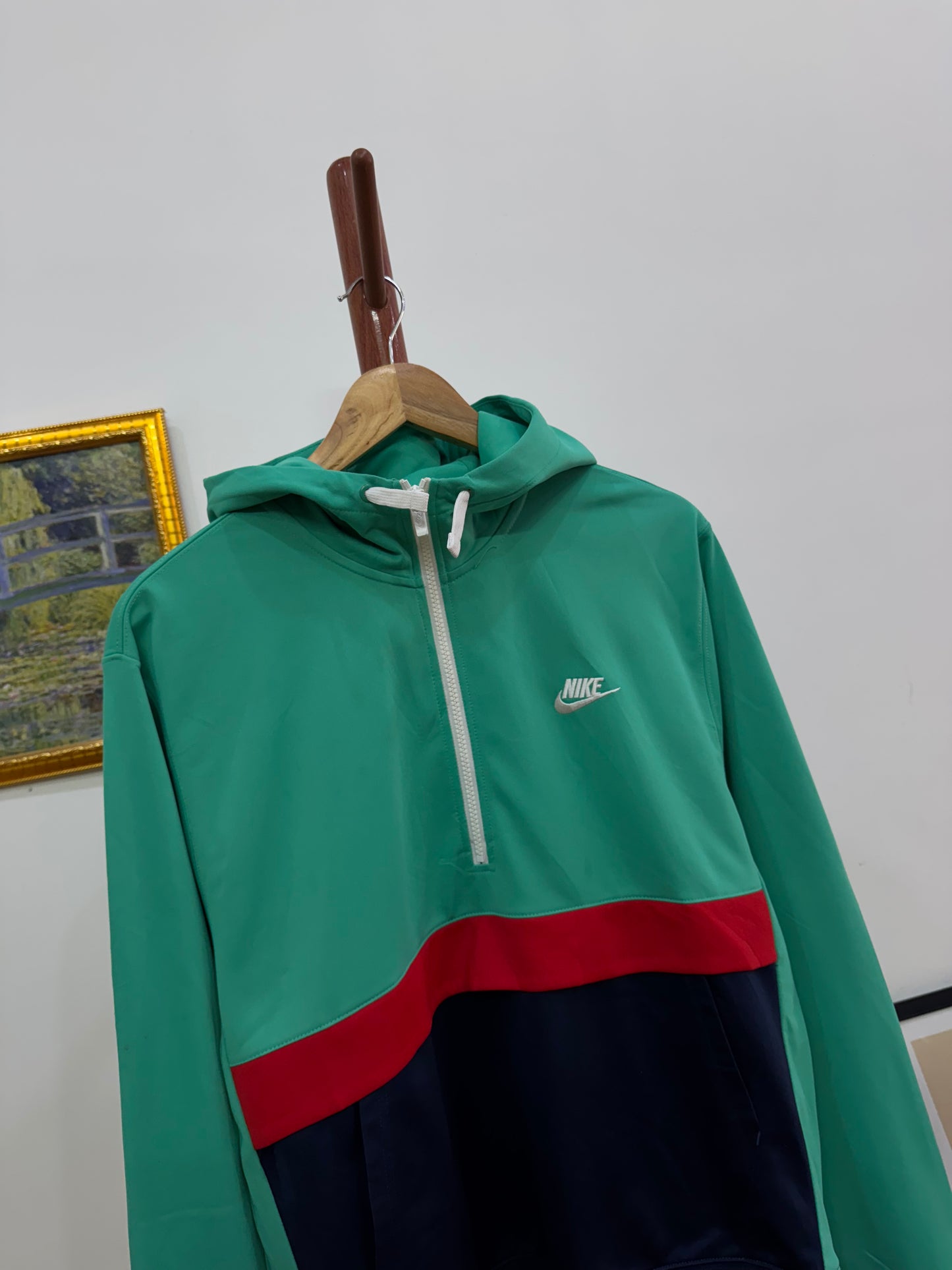 NIKE Colorblock QuarterZip Hoodie