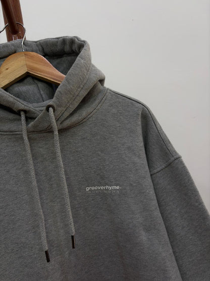 Grey 'Grooverhyme' Thick Hoodie