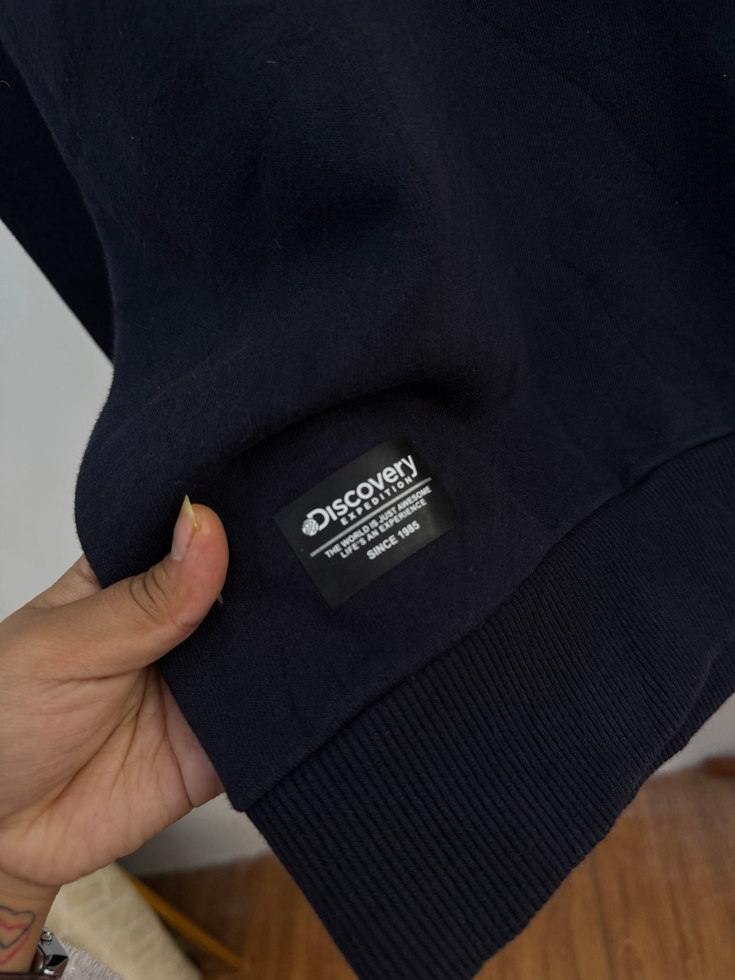 Navy Blue Discovery Exp Hoodie