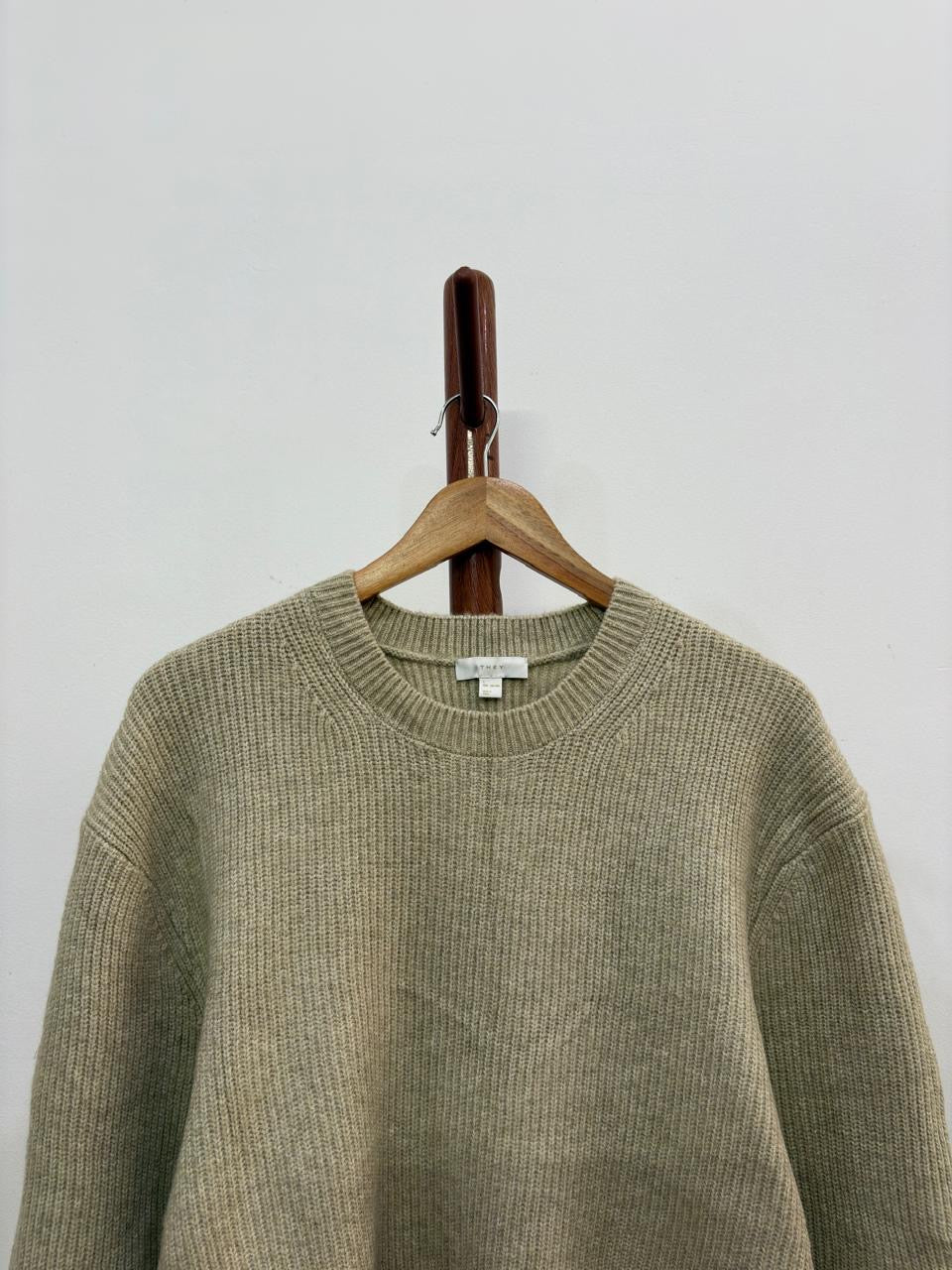 'They' Thick Ribbed Knit Sweater