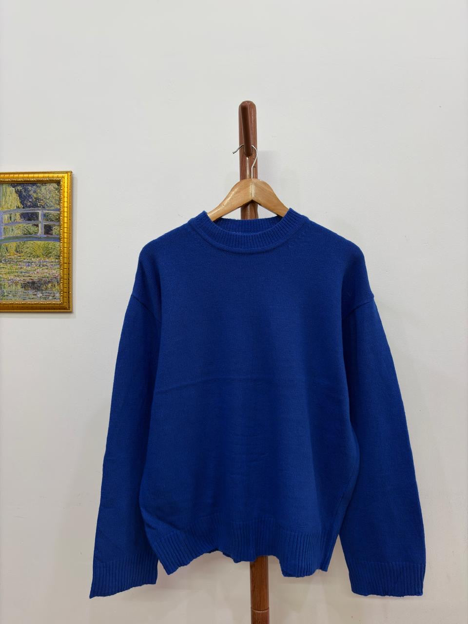 Cobalt Blue Soft Wollen Sweater
