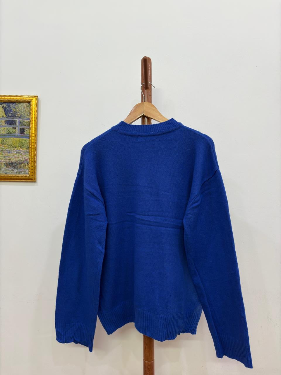 Cobalt Blue Soft Wollen Sweater