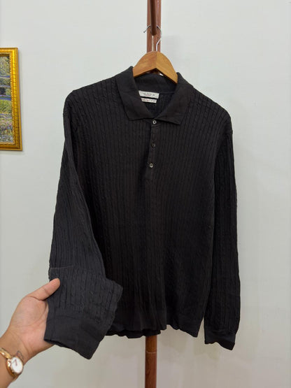 Grey 'Olzen' Italian Fit Cableknit Sweater

Love the quality & feels lux