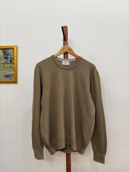 Nude Brown Cashmere Seamless Knitted Sweater