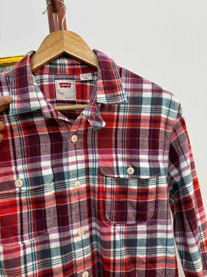 Levis Checkered Flannel Shirt