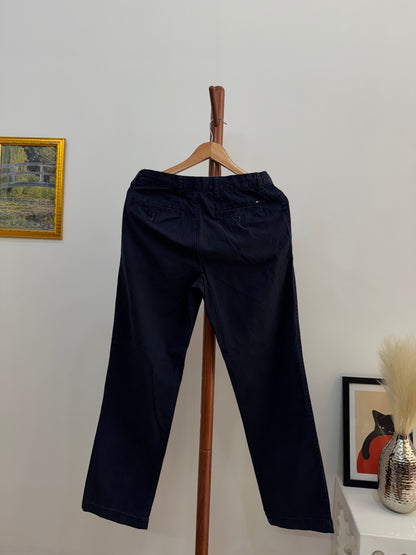 Authentic Navy Blue  ‘To mmy Hilfig er’ Cotton Trouser