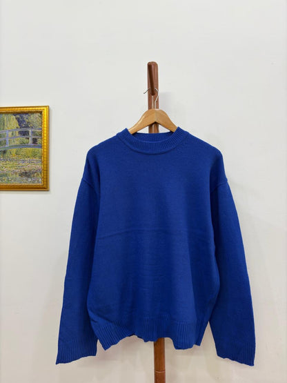 Cobalt Blue Soft Wollen Sweater