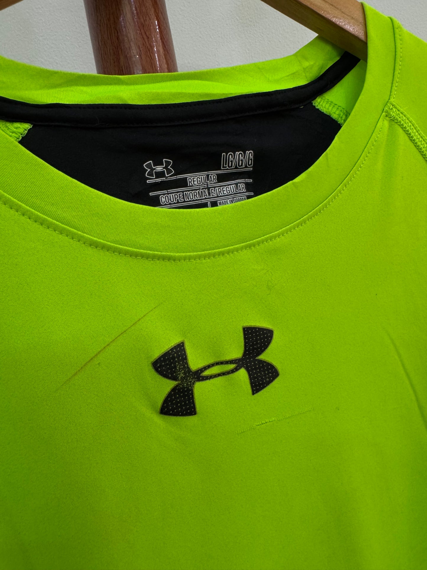 Underarmour Green heatgear tee