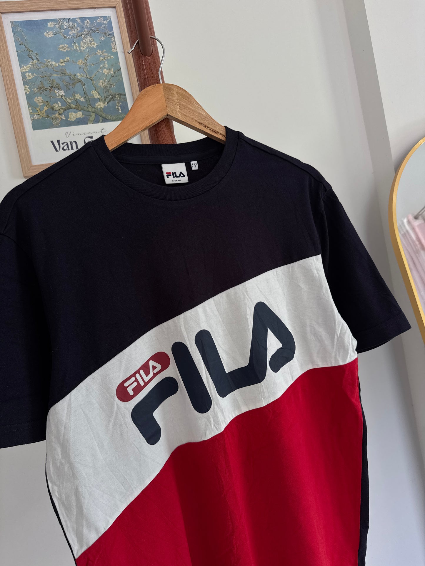 Colorblock ‘FILA’ Oversize Tee