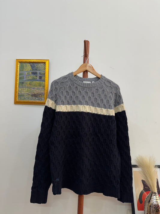 Authentic LACOSTE WaffleKnit Sweater