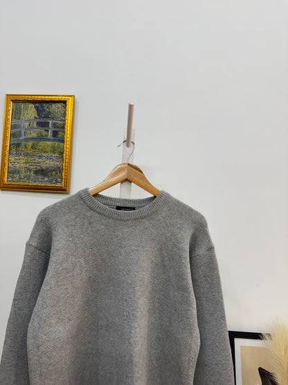 GREY BASIC KNITWEAR