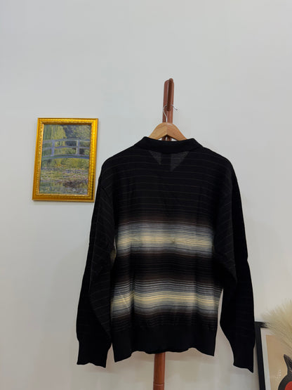 Vintage Knitted Black Sweater