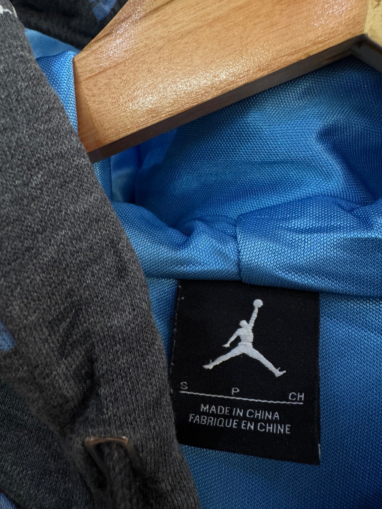 Grey Thick ‘AIR JORDAN’ Zipup Hoodie