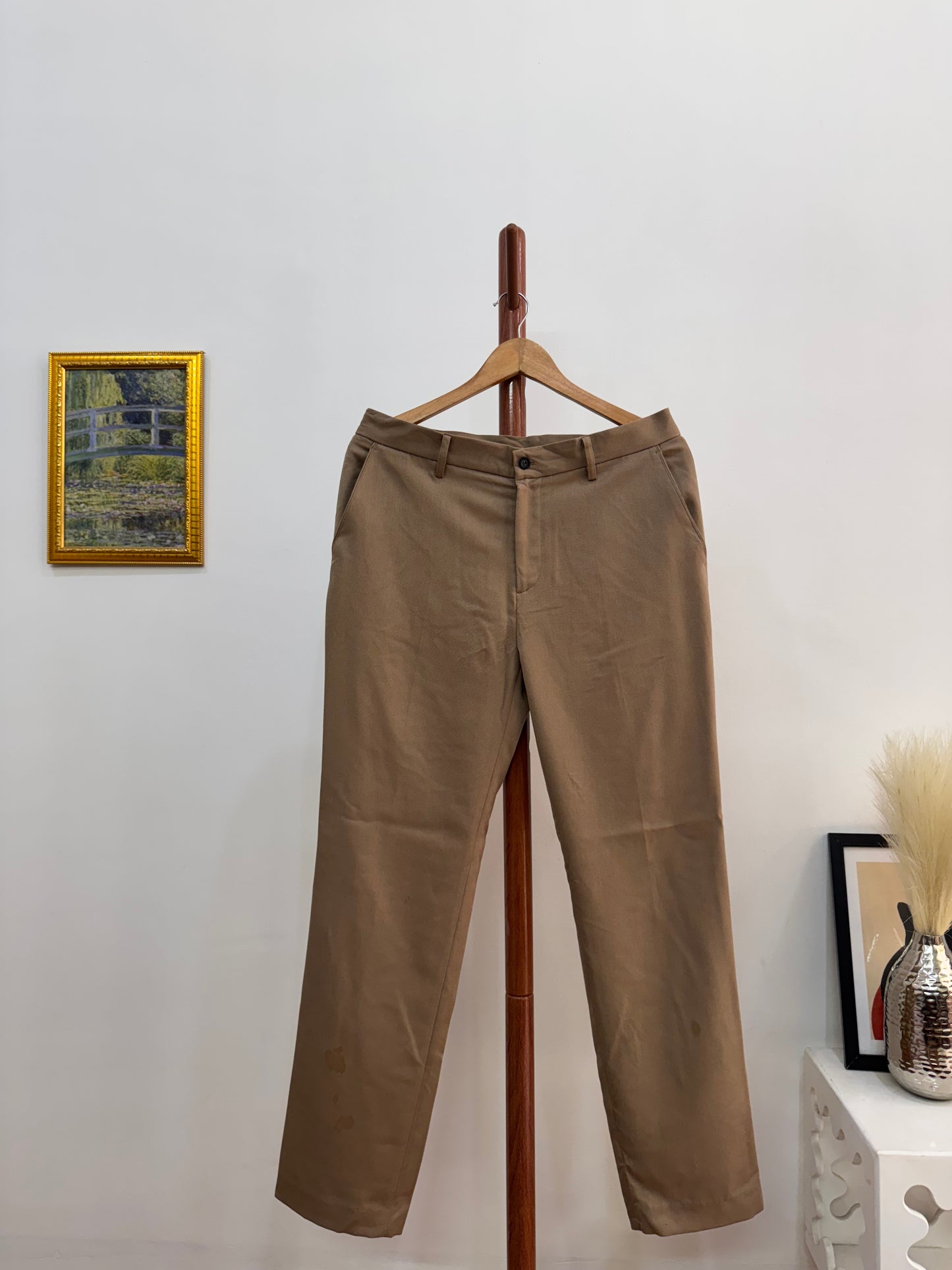 Menem Homme’ Brown Tailored Fit Trouser