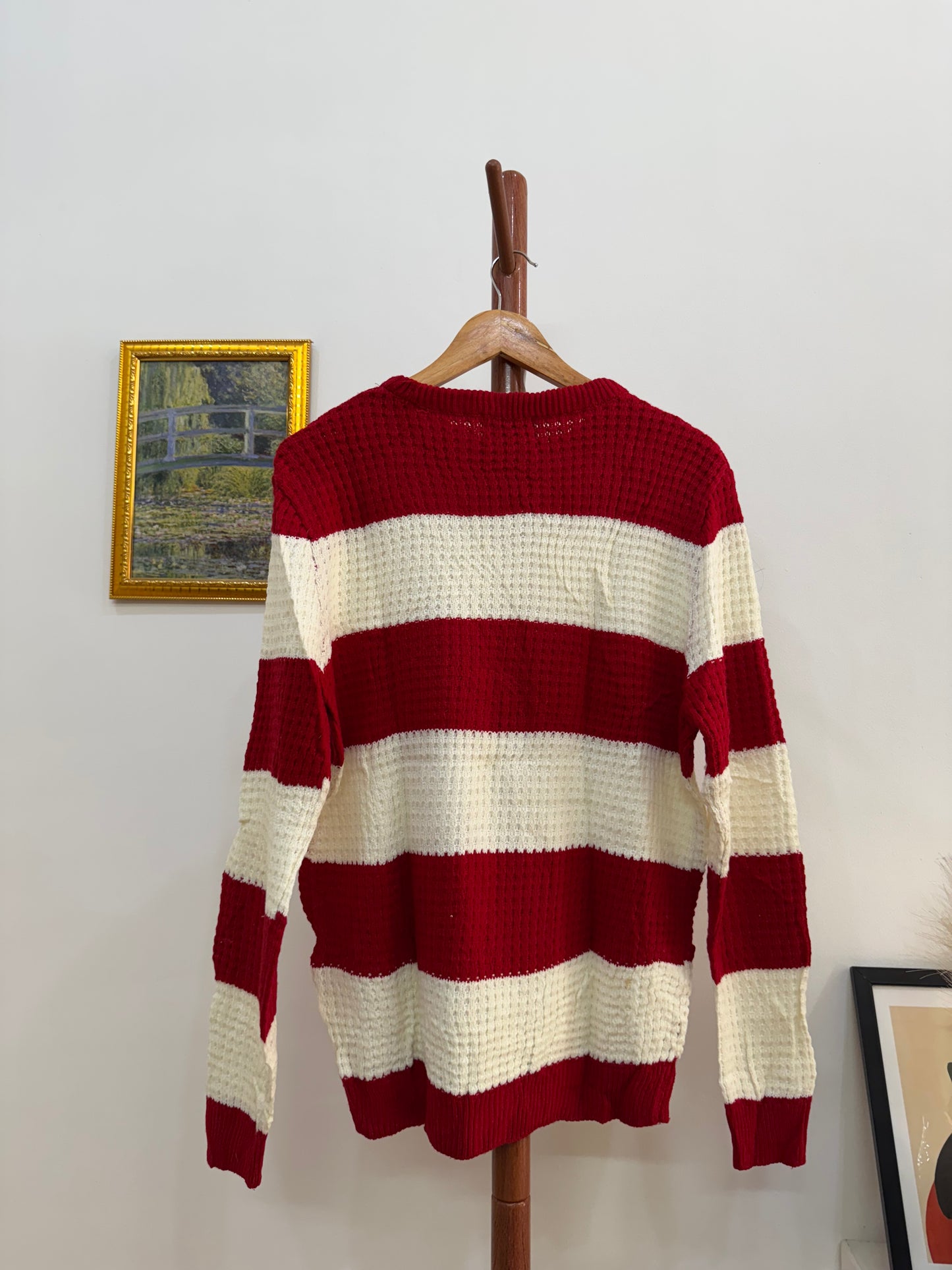 METEOR’ Textured Stripes Knitted Sweater