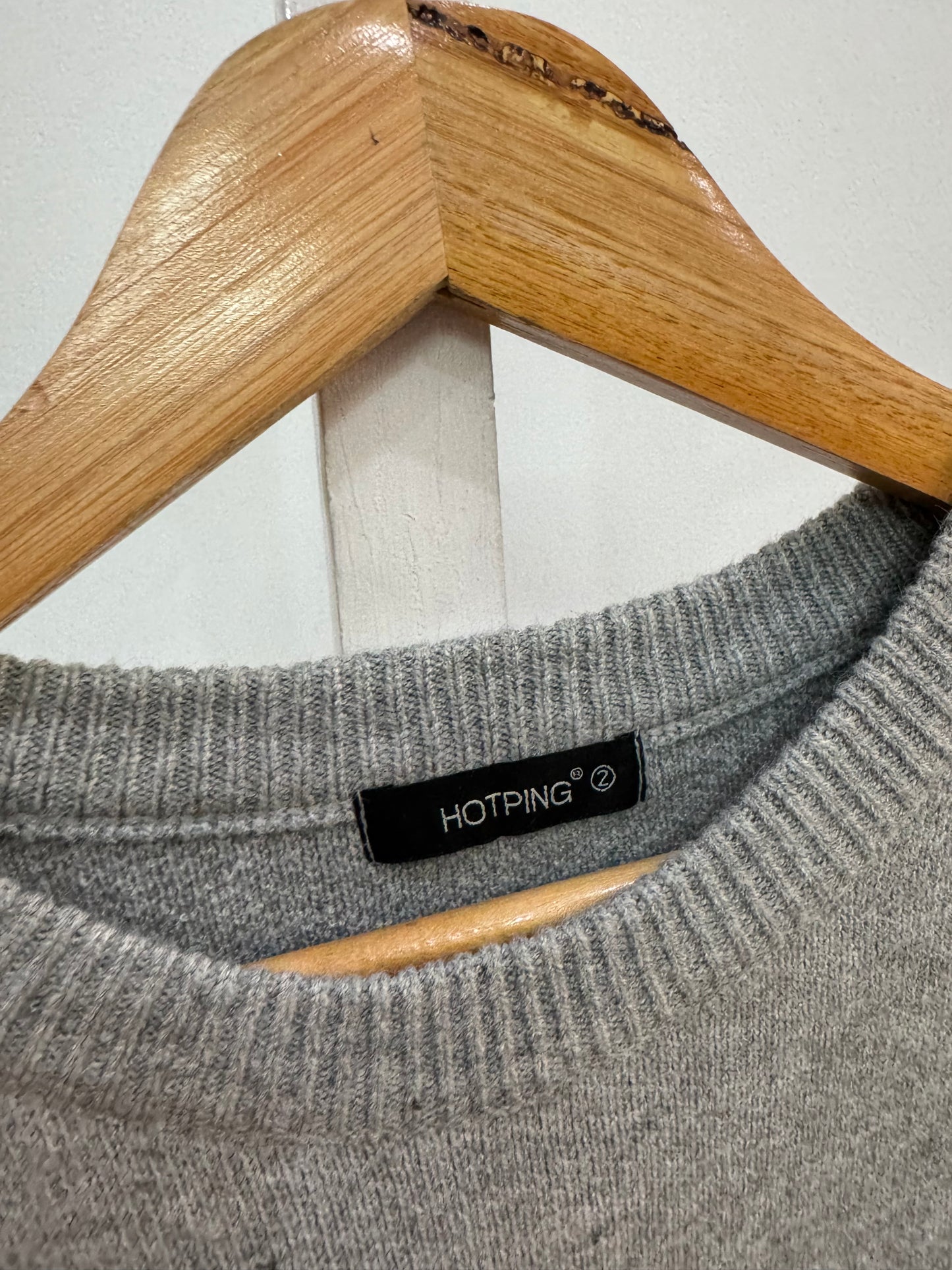 GREY BASIC KNITWEAR