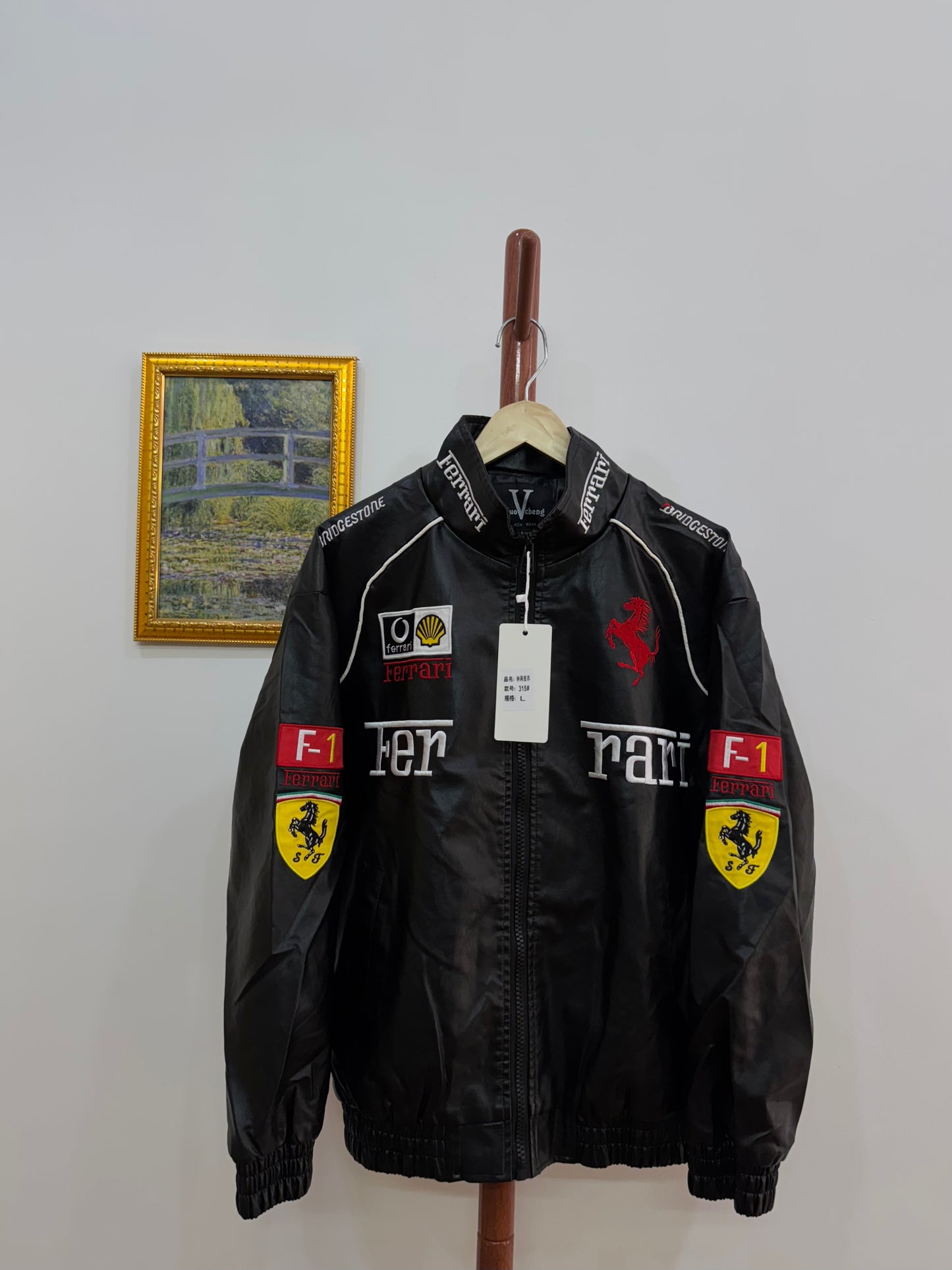 FERRARI LEATHER JACKET