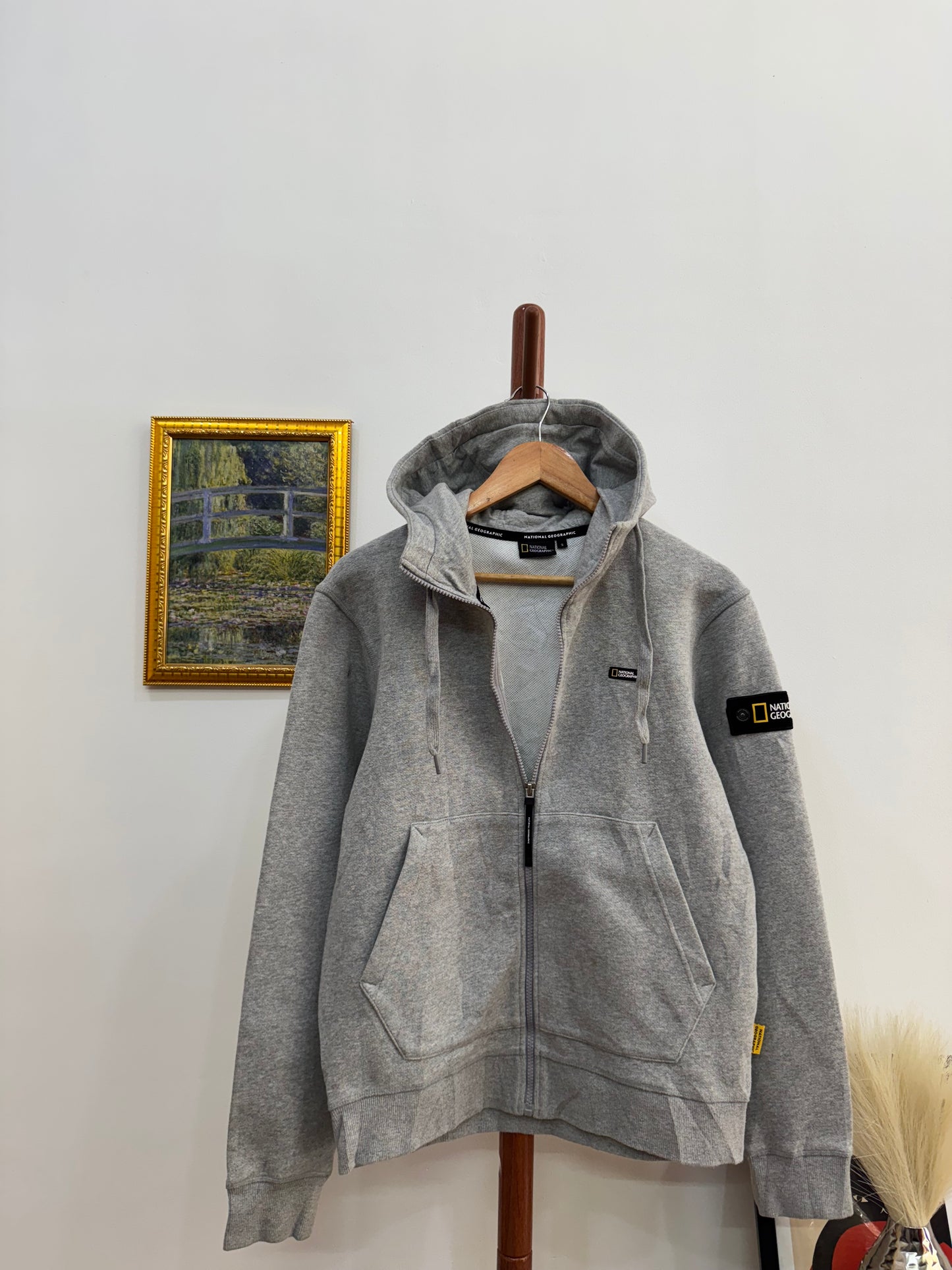 Grey Thick NAT GEO HOODIE