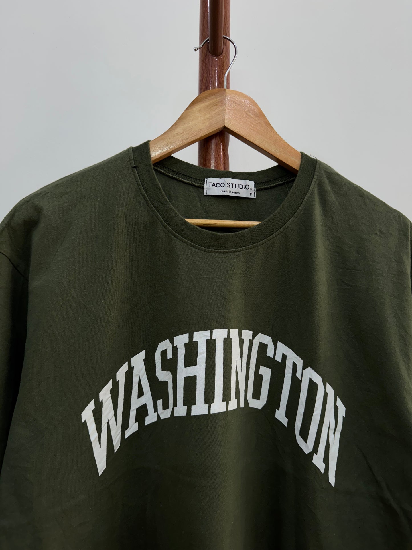 Washington Green Tee (Oversize Fit)