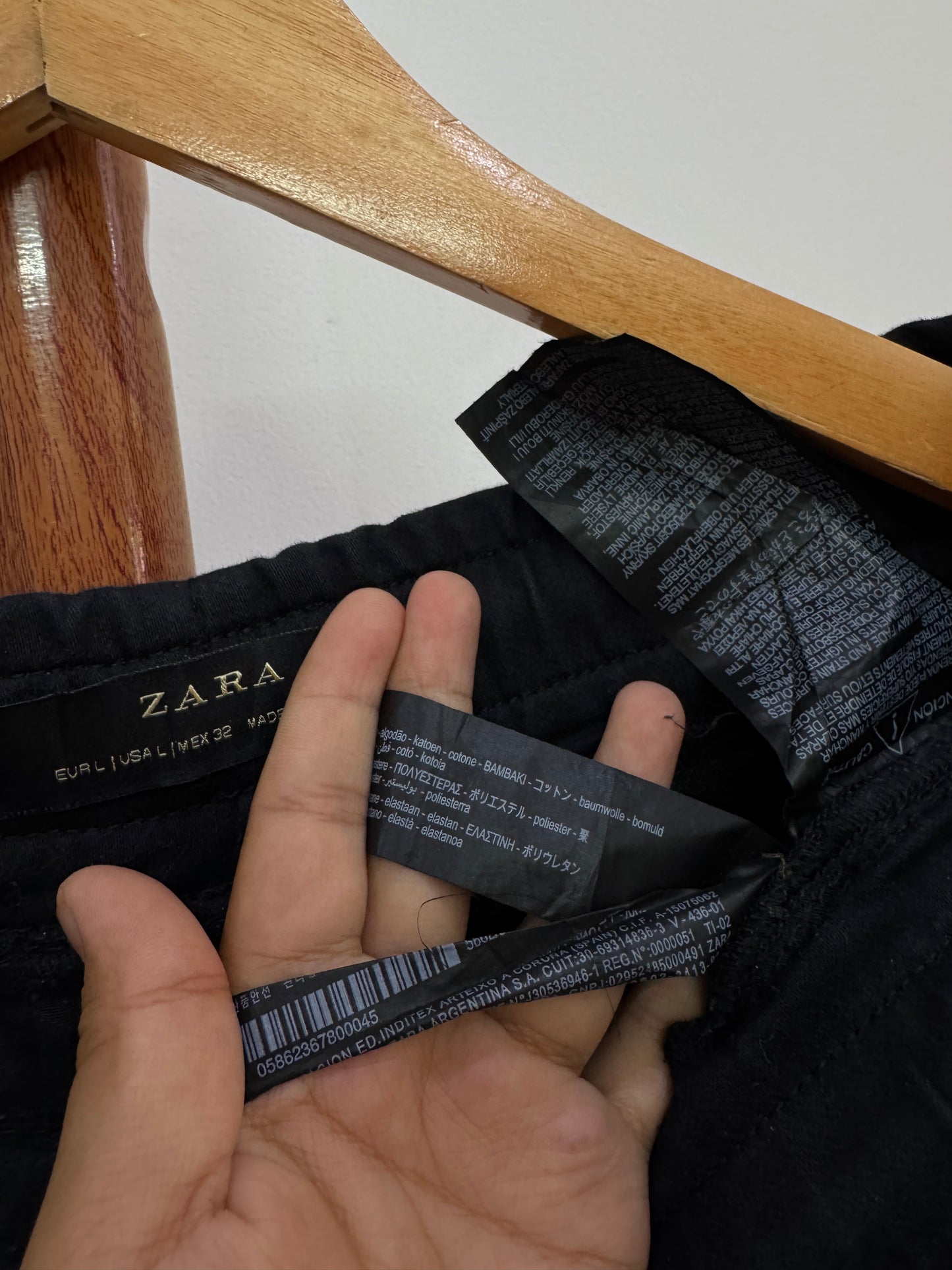 Zara Sweatpants with contrast lining