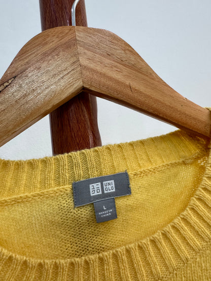 Uniqlo Yellow Lambswool Sweater