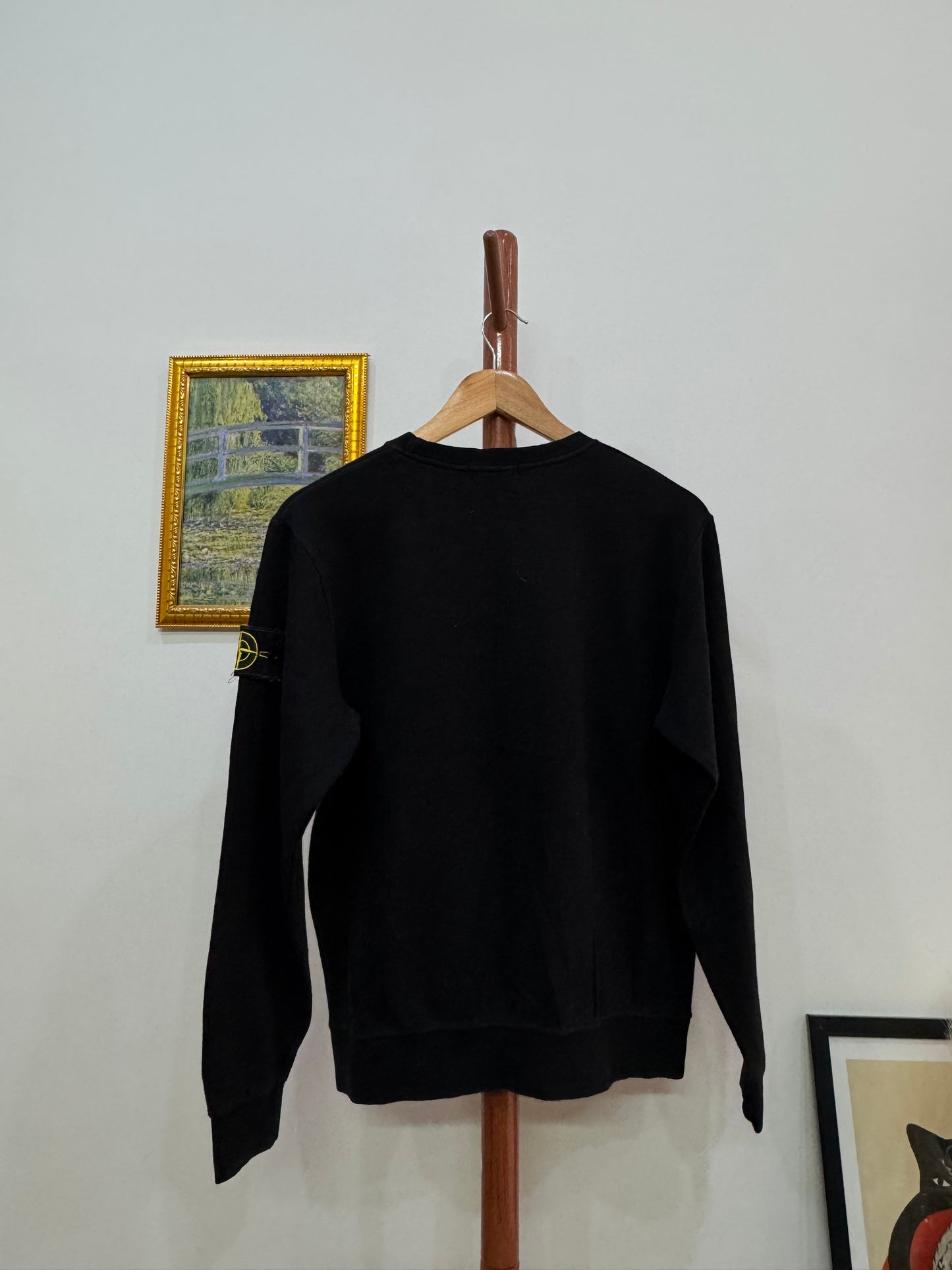 Black StoneIsland Crewneck