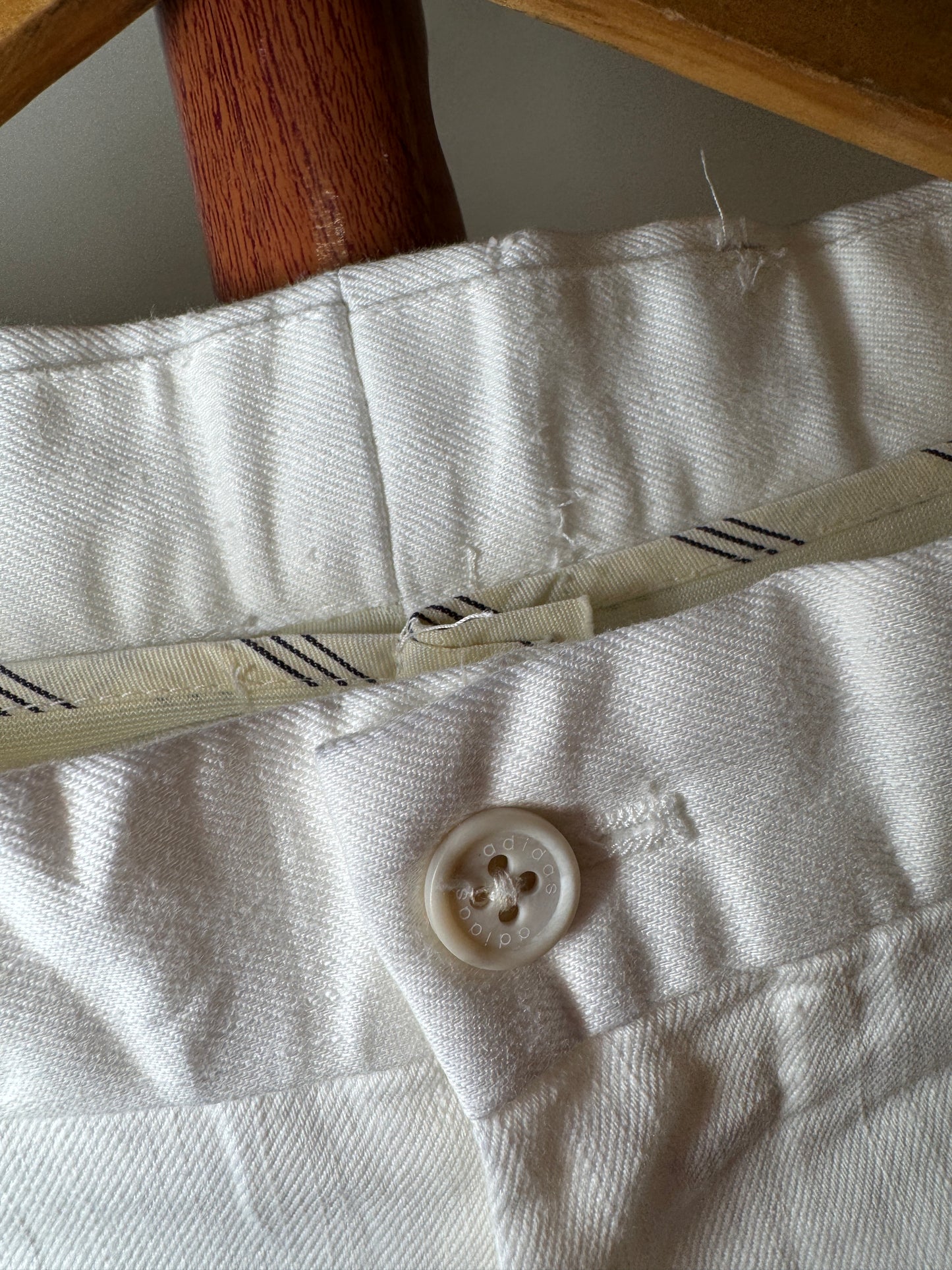 Adidas White Trousers