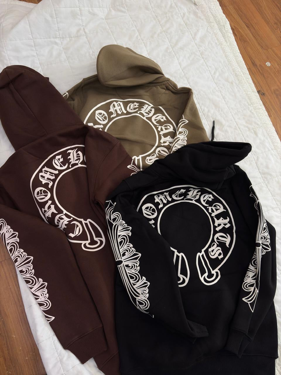 Chrome hearts black,brown ,beige