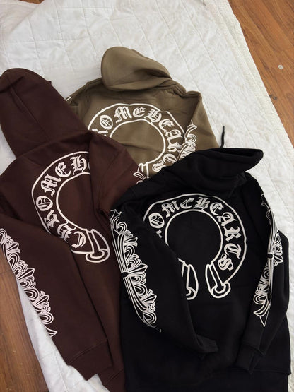 Chrome hearts black,brown ,beige
