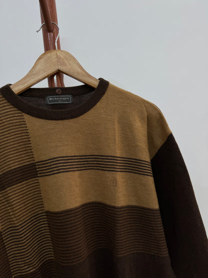 Vintage Brown Knitted Sweater