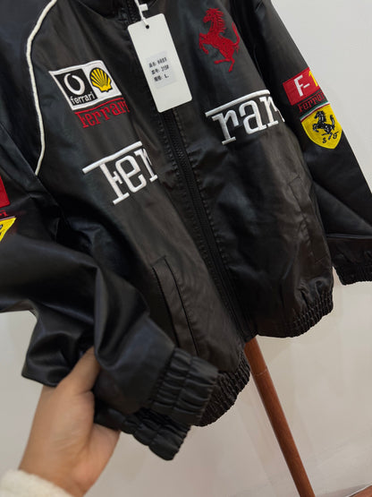 FERRARI LEATHER JACKET