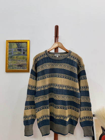 Vintage Multicoloured Knitted Sweater