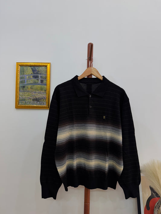 Vintage Knitted Black Sweater