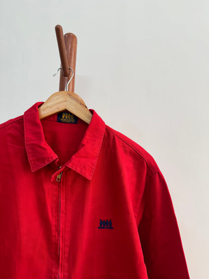 Red Coach Harrington Collared Jacket