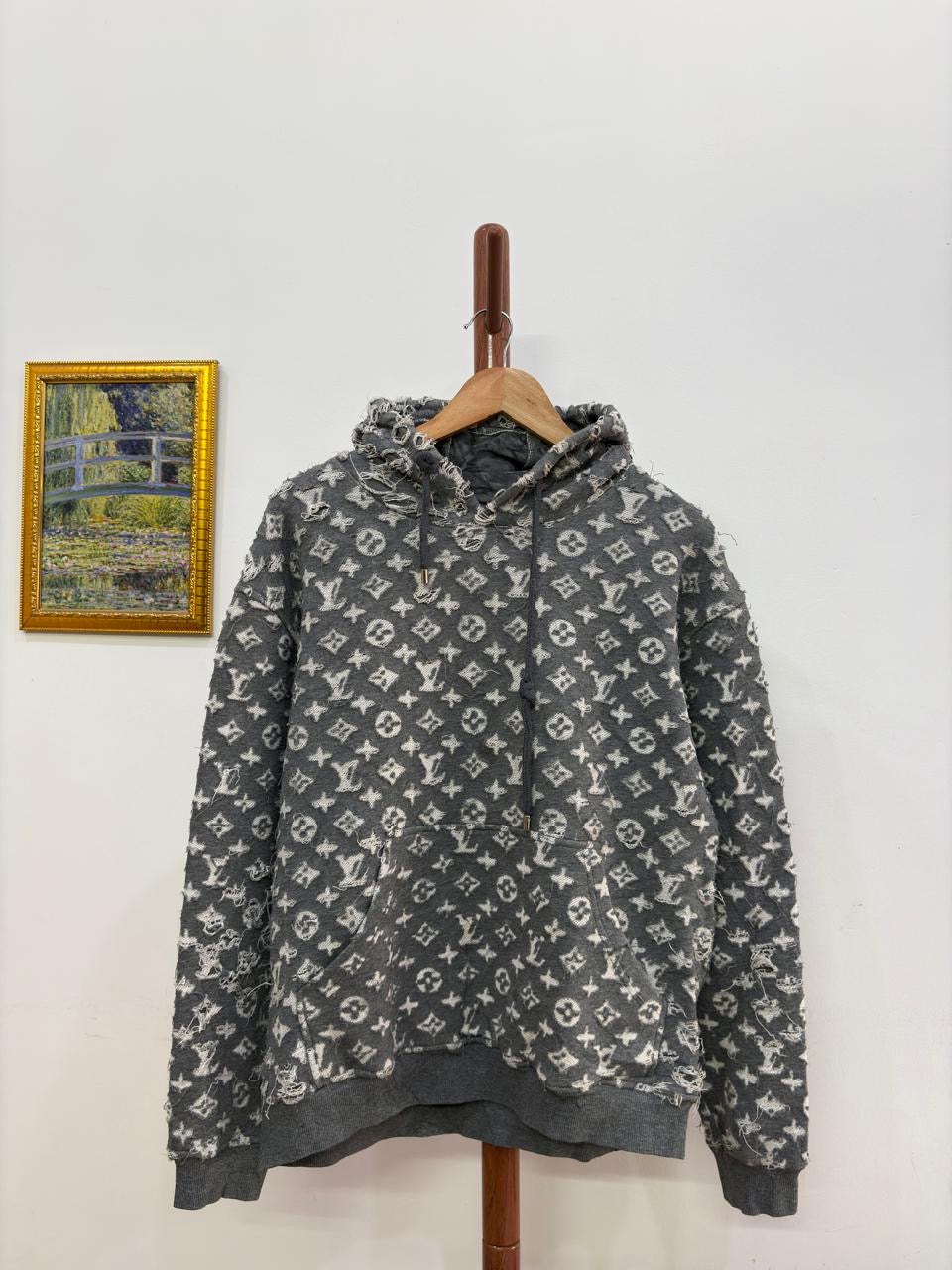LV DISTRESS HOODIE